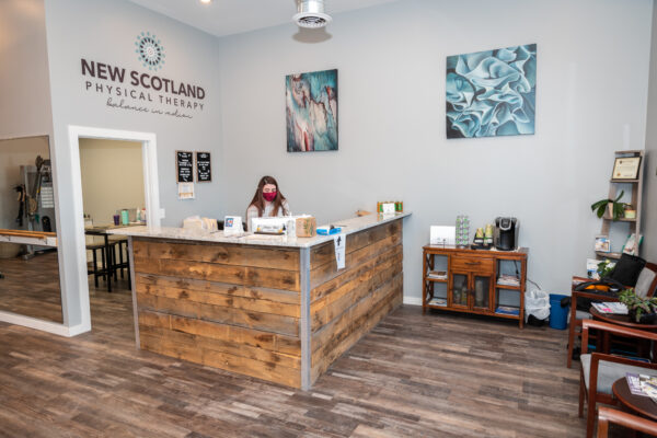 Our Staff New Scotland Physical Therapy Albany NY   New Scotland Physical Therapy Space Front Desk 600x400 